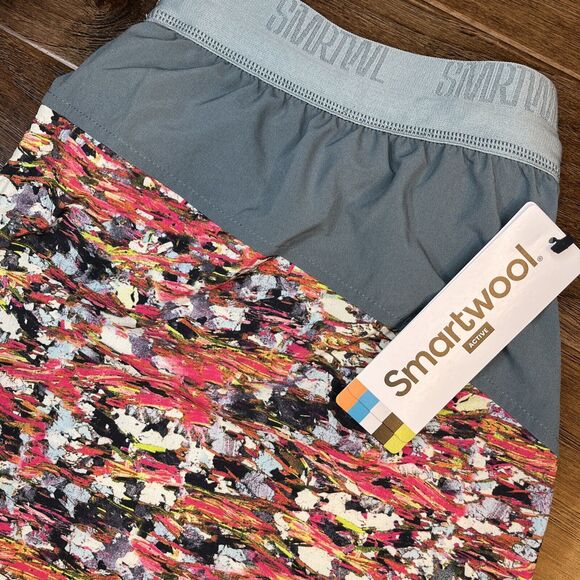 NWT Smartwool Women’s Active Lined 4” Shorts Guava Pink Size Large $75 - Picture 1 of 6
